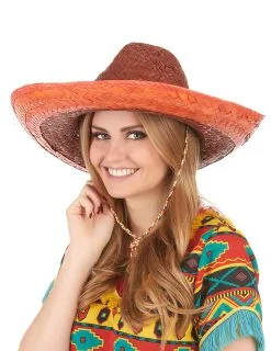 Oranje Mexicaanse Sombrero Voor Volwassenen 7 Oranje Mexicaanse Sombrero Voor Volwassenen -Cosplay Kostuums Winkel oranje mexicaanse sombrero voor volwassenen 3