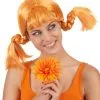 Oranje Pruik Met Vlechten Voor Vrouwen -Cosplay Kostuums Winkel oranje pruik met vlechten voor vrouwen