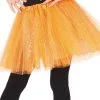 Oranje Tutu Met Glitters Voor Meisjes -Cosplay Kostuums Winkel oranje tutu met glitters voor meisjes