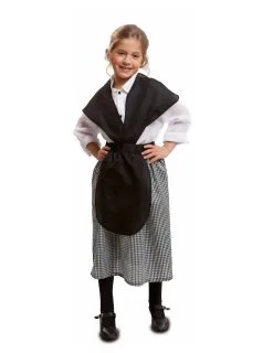 Ouderwets Marktverkoper Kostuum Voor Meisjes