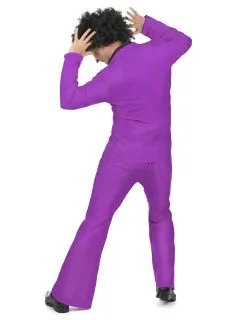 Paars Disco Kostuum Voor Heren 7 Paars Disco Kostuum Voor Heren -Cosplay Kostuums Winkel paars disco kostuum voor heren 3