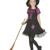 Paarse En Zwarte Heksen Outfit Voor Meisjes -Cosplay Kostuums Winkel paarse en zwarte heksen outfit voor meisjes