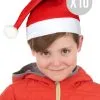 Pack 10 Kerstmutsen Voor Kinderen -Cosplay Kostuums Winkel pack 10 bonnets de noel enfant 319592 1