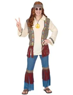 Peace And Love Hippie Outfit Voor Mannen 7 Peace And Love Hippie Outfit Voor Mannen -Cosplay Kostuums Winkel peace and love hippie outfit voor mannen 2