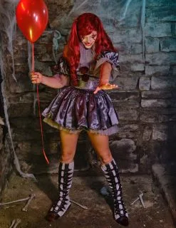 Pennywise It™ Jurk Vermomming Voor Vrouwen -Cosplay Kostuums Winkel pennywise it jurk vermomming voor vrouwen 2