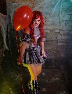 Pennywise It™ Jurk Vermomming Voor Vrouwen -Cosplay Kostuums Winkel pennywise it jurk vermomming voor vrouwen 6