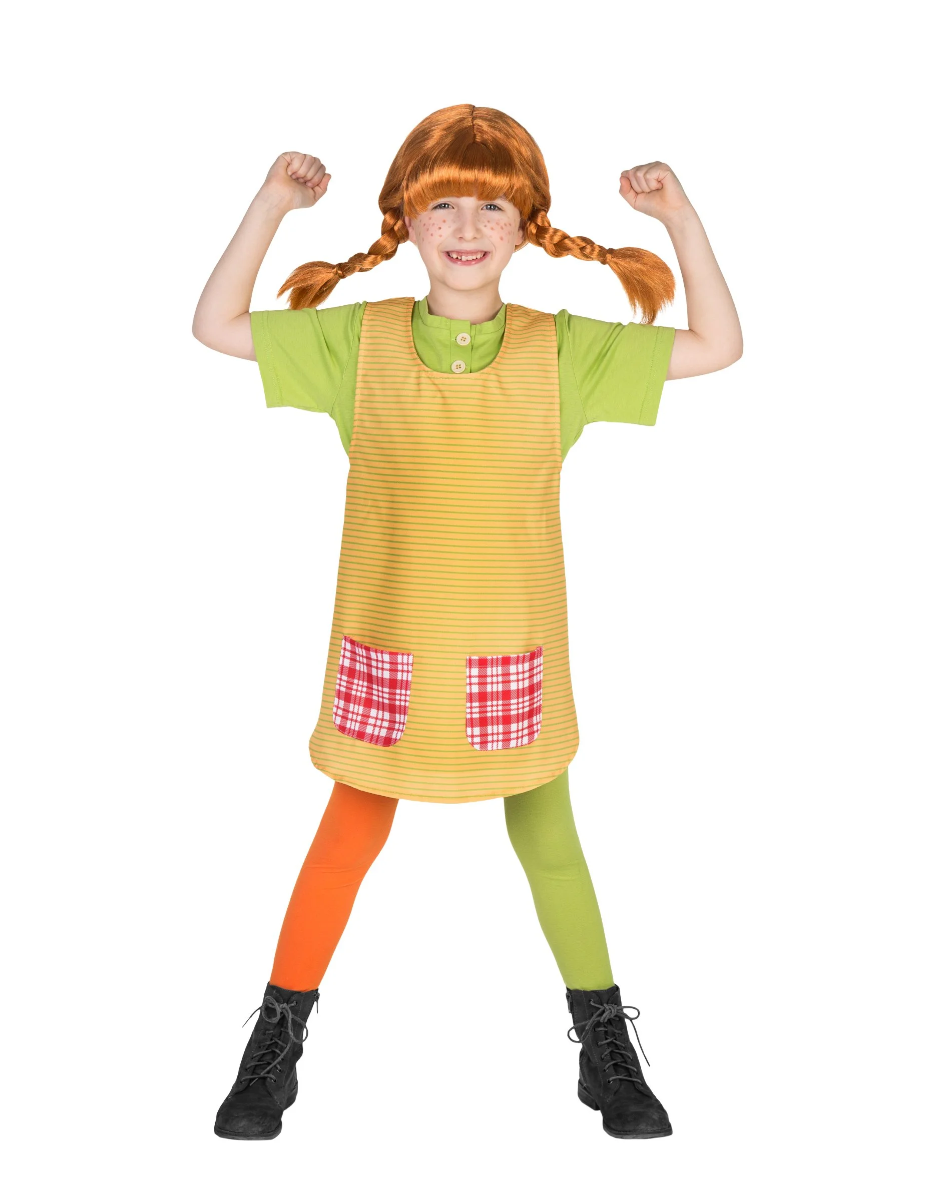 Pippi Langkous™ Kostuum Voor Meisjes 5 Pippi Langkous™ Kostuum Voor Meisjes - Afbeelding 3