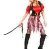 Piratenkostuum Met Gestreepte Rok Voor Dames -Cosplay Kostuums Winkel piratenkostuum voor vrouwen 1