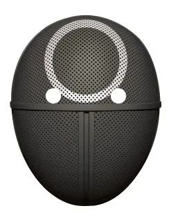 Plat Kartonnen Guardian Masker Rond