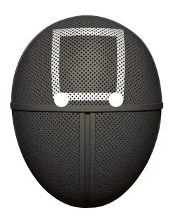 Plat Kartonnen Masker Vierkant Spelhouder