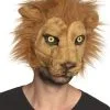 Pluche Leeuw Masker Voor Volwassenen