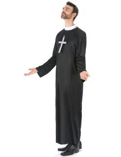 Priester Kostuum Voor Mannen - Grote Maten -Cosplay Kostuums Winkel priester kostuum voor mannen grote maten 2