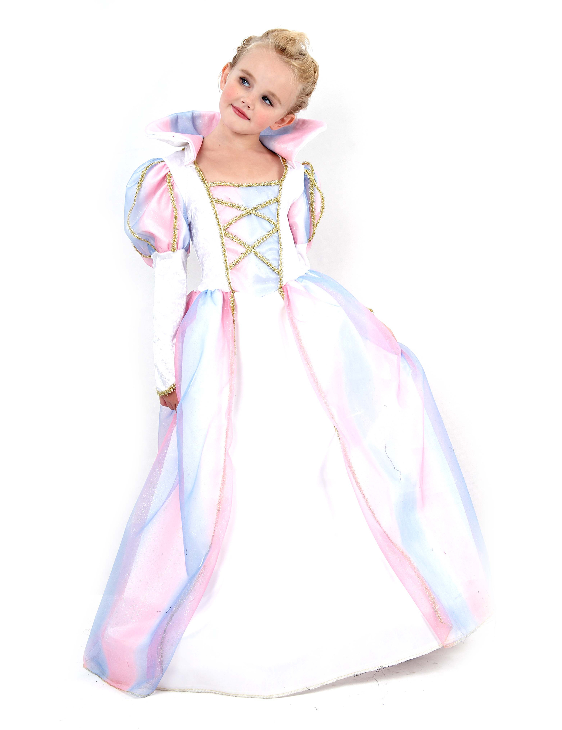 Fluweelachtig Roze Prinsessen Kostuum Voor Meisjes 3 Fluweelachtig Roze Prinsessen Kostuum Voor Meisjes