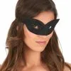 Puntig Zwart Halfmasker Voor Volwassenen -Cosplay Kostuums Winkel puntig zwart halfmasker voor volwassenen
