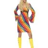 Regenboog Hippie Kostuum Voor Vrouwen -Cosplay Kostuums Winkel regenboog hippie kostuum voor vrouwen