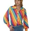Regenboog Overhemd Voor Heren 2 Regenboog Overhemd Voor Heren -Cosplay Kostuums Winkel regenboog overhemd voor heren