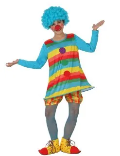 Regenboogkleurig Clown Kostuum Voor Meisjes