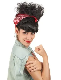 Retro Pruik Met Haarband Voor Vrouwen