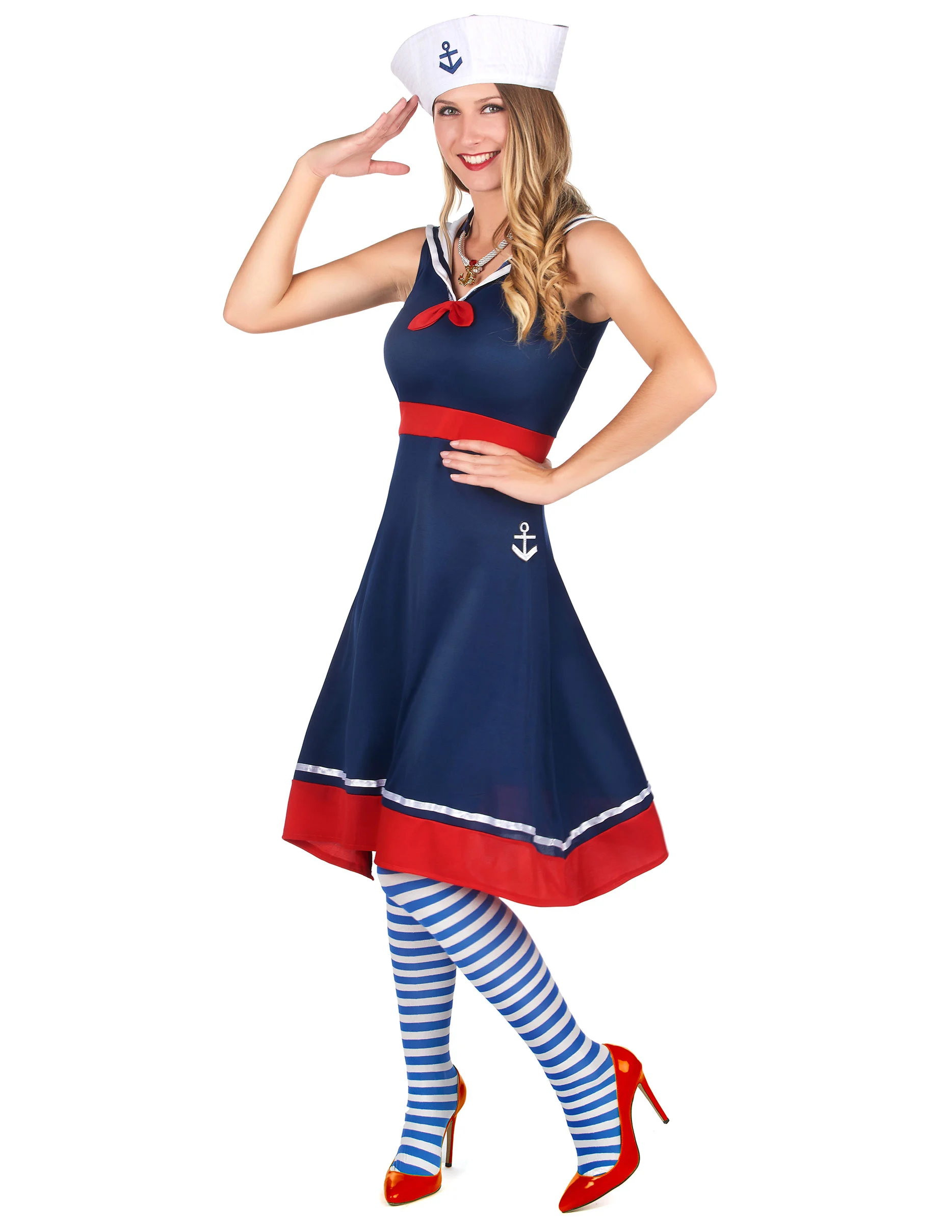 Retro Sexy Matrozen Kostuum Voor Vrouwen 3 Retro Sexy Matrozen Kostuum Voor Vrouwen