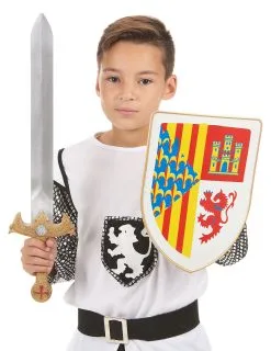 Ridderset Schild En Zwaard Voor Kinderen -Cosplay Kostuums Winkel ridderset schild en zwaard voor kinderen 2