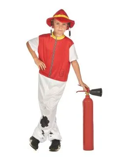 Rode Brandweerman Hond Vermomming Voor Kinderen -Cosplay Kostuums Winkel rode brandweerhond vermomming voor kinderen 3