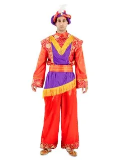 Rode Oosterse Goochelaar Vermomming Volwassene