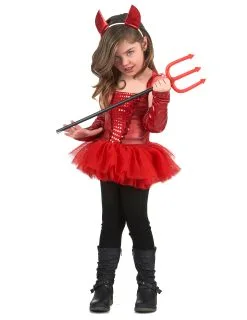 Rood Duivel Kostuum Voor Meisjes