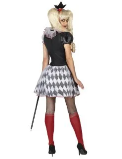 Rood En Zwart Harlekijn Joker Kostuum Voor Vrouwen -Cosplay Kostuums Winkel rood en zwart harlekijn kostuum voor vrouwen 3