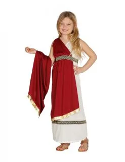 Rood Romeins Prinsessen Kostuum Voor Meisjes