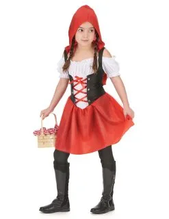 Sprookjesachtig Roodkapje Kostuum Voor Meisjes -Cosplay Kostuums Winkel roodkapje outfit voor meisjes 2