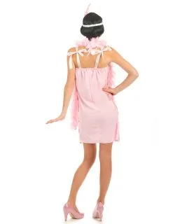 Roze Charleston Outfit Voor Vrouwen -Cosplay Kostuums Winkel roze charleston outfit voor vrouwen 2