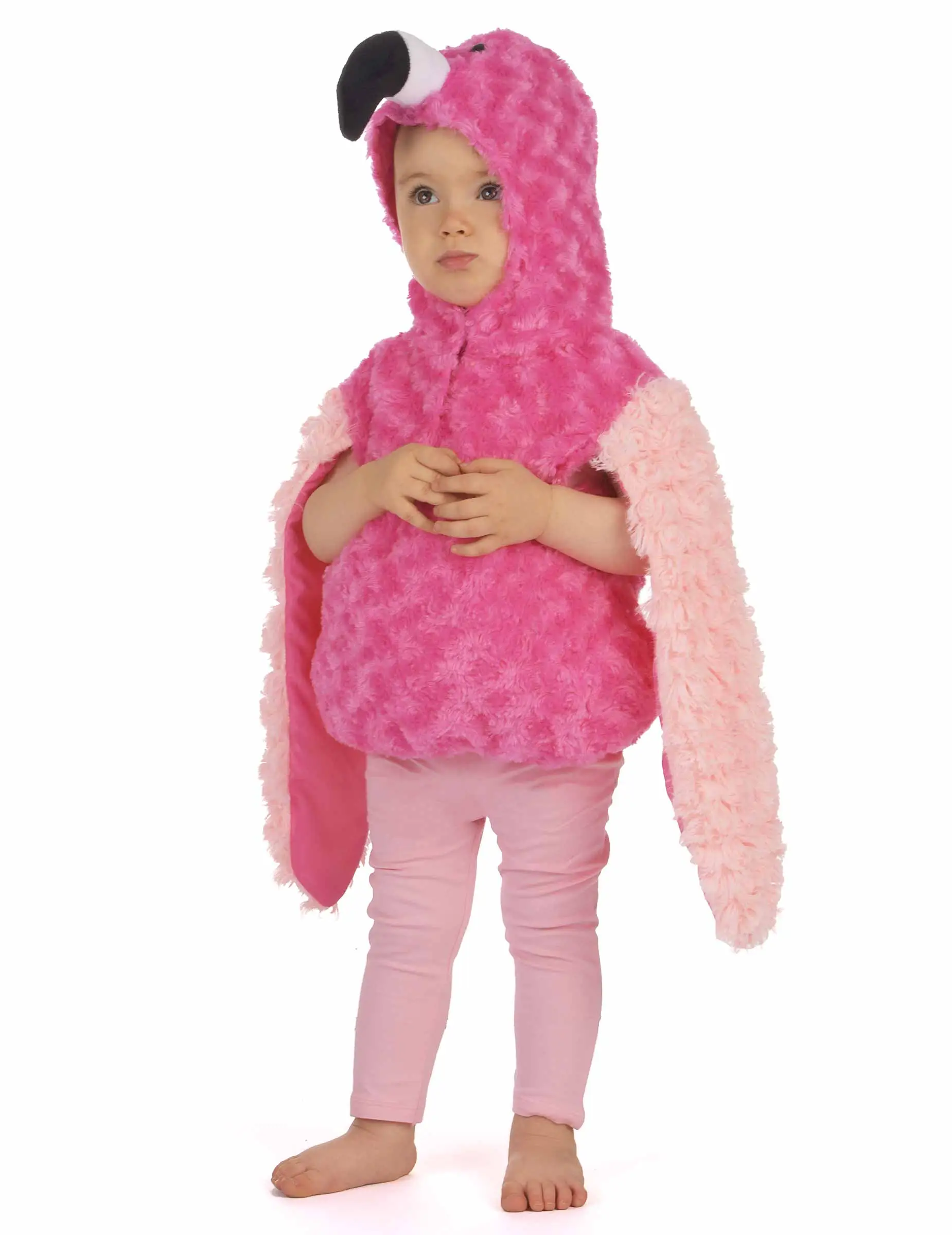 Pluche Roze Flamingo Outfit Voor Kinderen 4 Pluche Roze Flamingo Outfit Voor Kinderen - Afbeelding 2