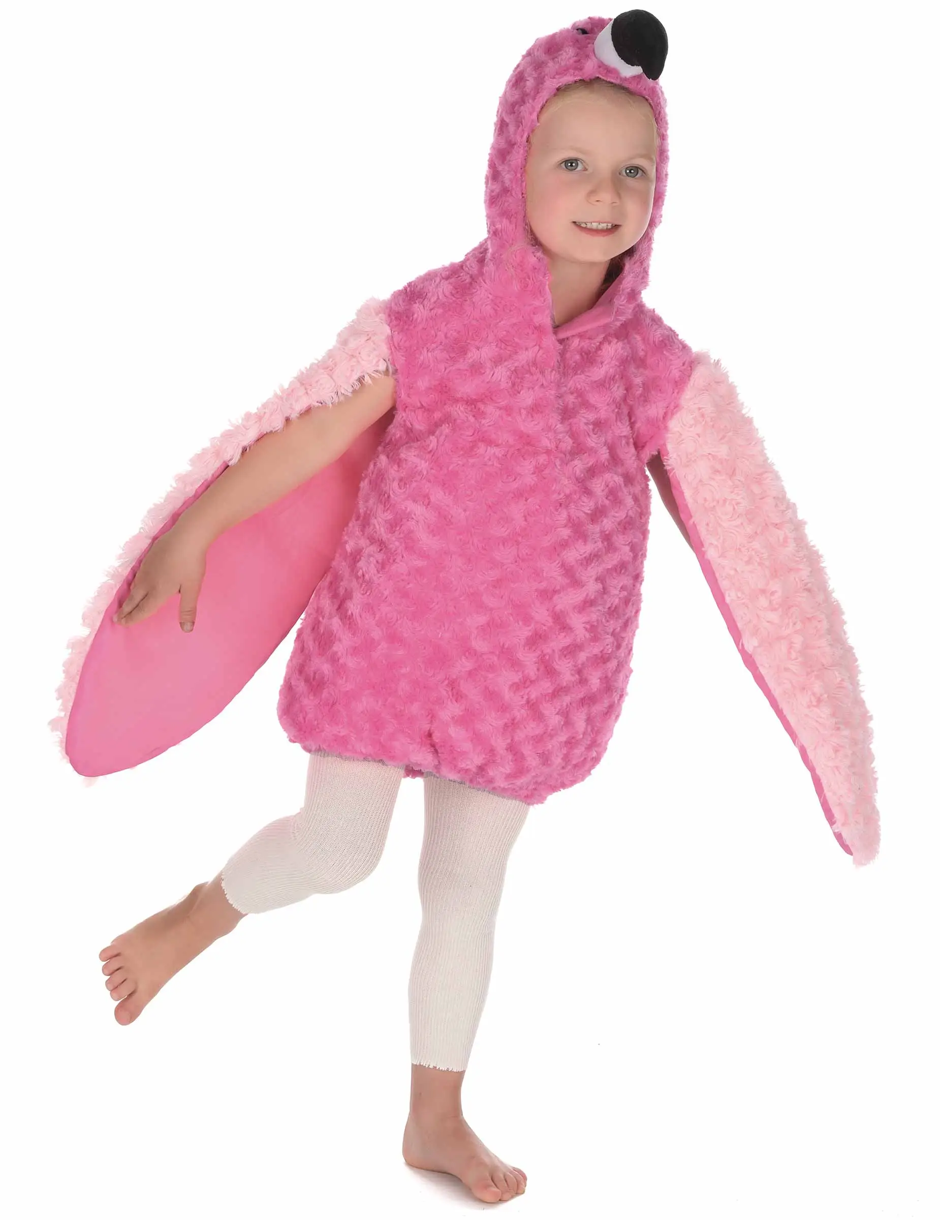 Pluche Roze Flamingo Outfit Voor Kinderen 5 Pluche Roze Flamingo Outfit Voor Kinderen - Afbeelding 3