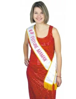 Roze Future Maman Sjaal Voor Volwassenen