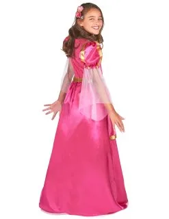 Roze Middeleeuwse Prinsessen Jurk Voor Meiden 7 Roze Middeleeuwse Prinsessen Jurk Voor Meiden -Cosplay Kostuums Winkel roze middeleeuwse prinsessen jurk voor meiden 3
