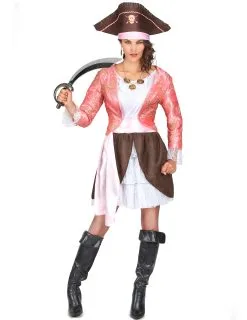 Roze Piratenpak Voor Vrouwen