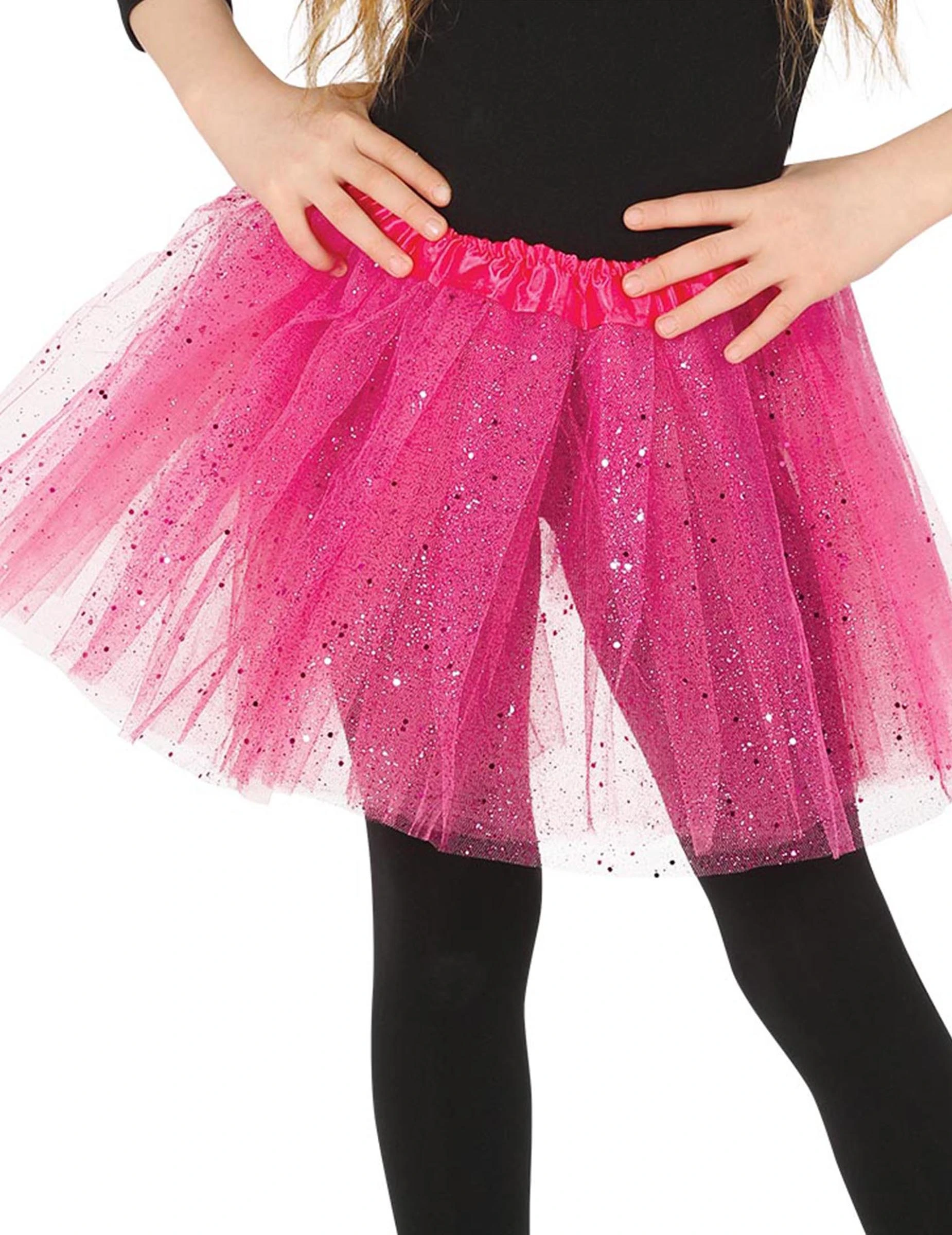 Roze Tutu Met Glitters Voor Meisjes 3 Roze Tutu Met Glitters Voor Meisjes