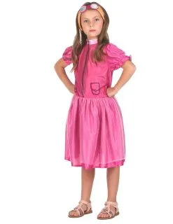 Roze Vliegeniers Vermomming Voor Meisje -Cosplay Kostuums Winkel roze vliegeniershond vermomming voor meisjes 3