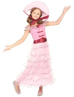 Roze Scarlett O'Hara Outfit Voor Meisjes