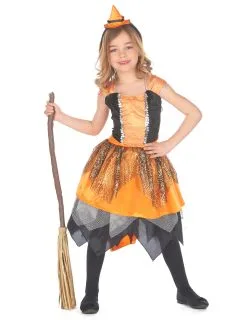 Spinnenweb Heksen Kostuum Voor Meisjes