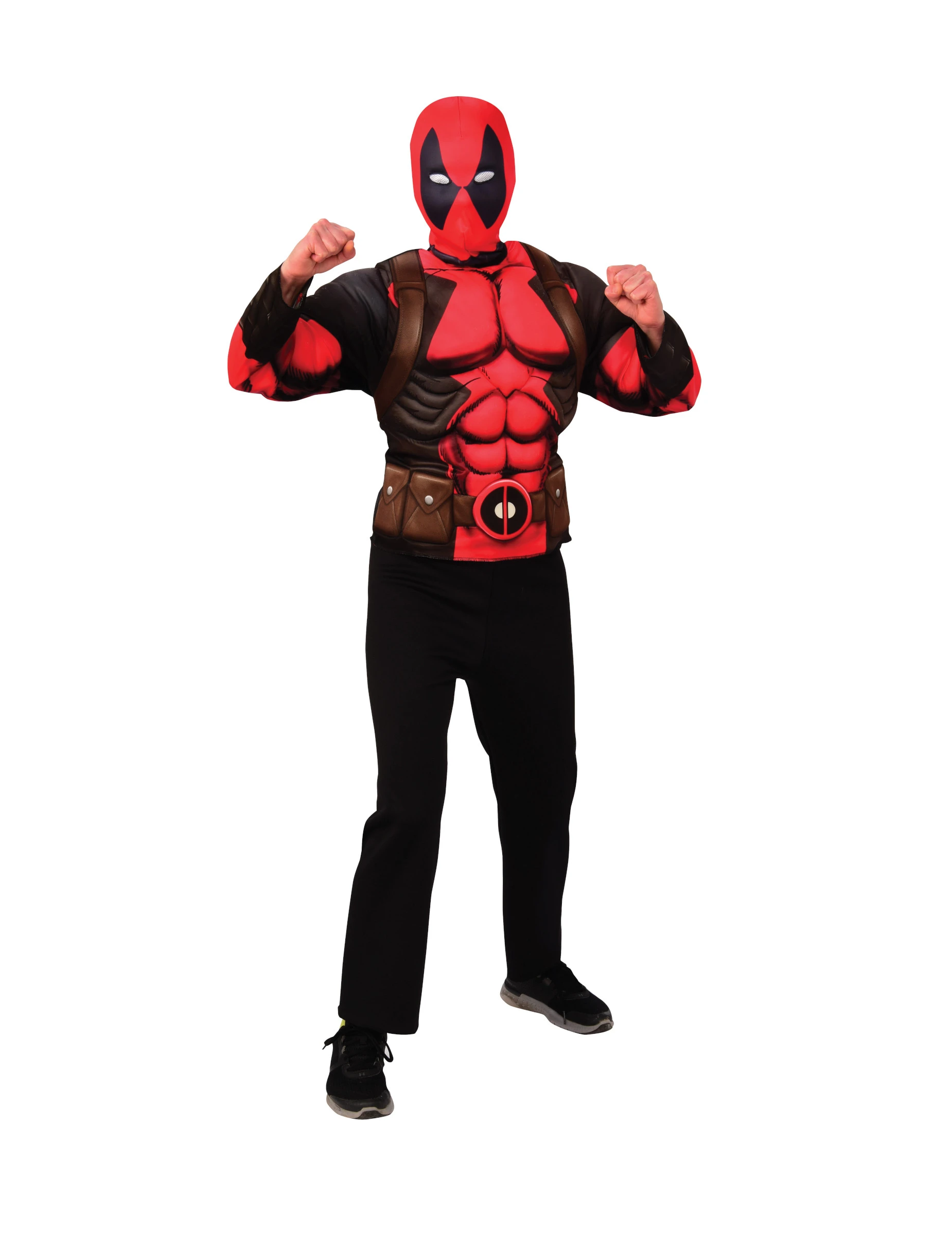 Teenager Deadpool™ Topje En Muts 3 Teenager Deadpool™ Topje En Muts