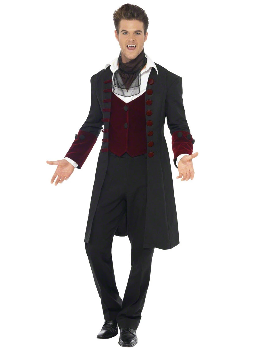 Vampieren Kostuum Voor Volwassenen 4 Vampieren Kostuum Voor Volwassenen - Afbeelding 2