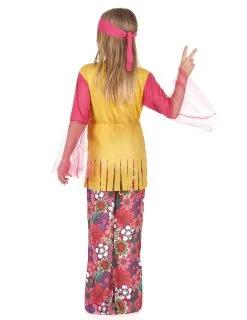 Veelkleurige Hippie Outfit Voor Meisjes -Cosplay Kostuums Winkel veelkleurige hippie outfit voor meisjes 3