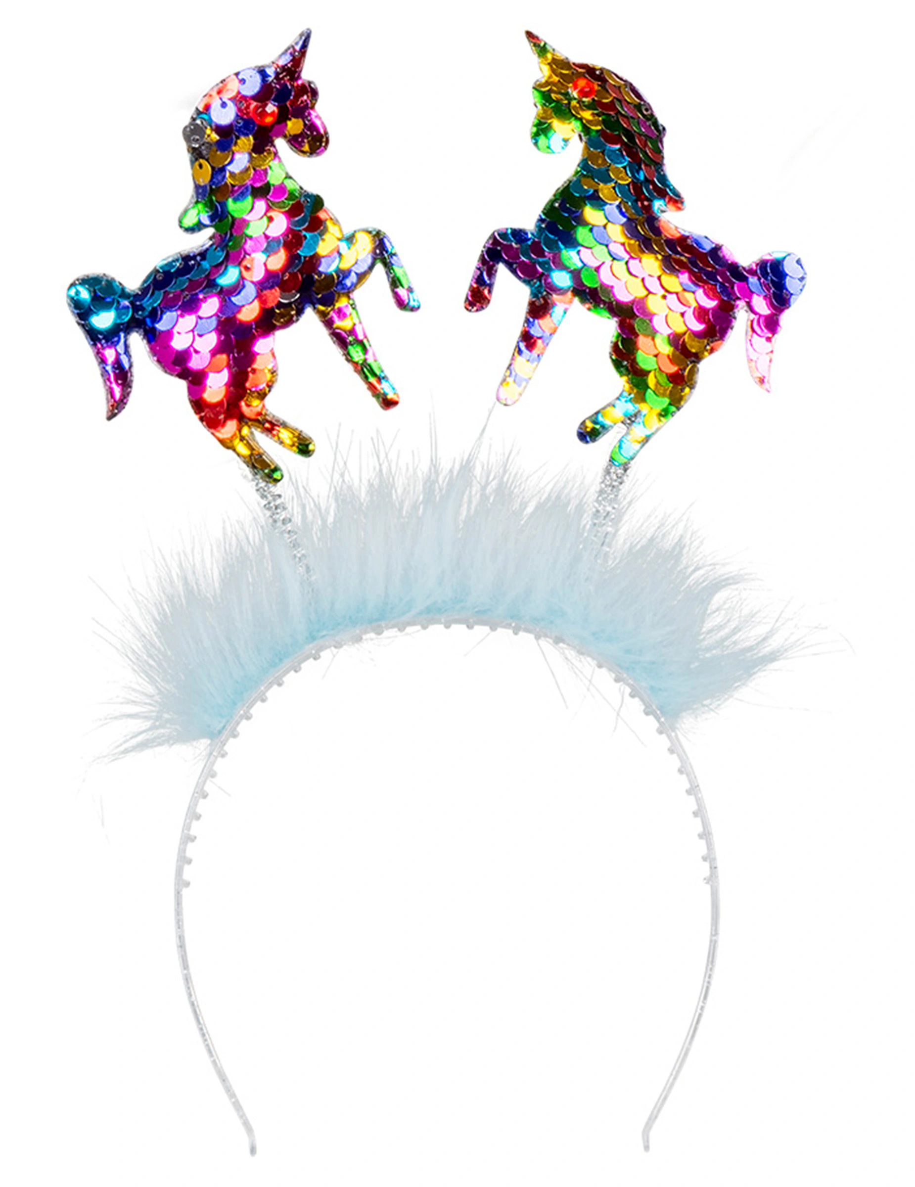 Veelkleurige Lovertjes Eenhoorn Haarband Voor Volwassenen 4 Veelkleurige Lovertjes Eenhoorn Haarband Voor Volwassenen - Afbeelding 2