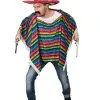 Veelkleurige Mexicaanse Poncho Met Franjes Voor Volwassenen -Cosplay Kostuums Winkel veelkleurige mexicaanse poncho met franjes voor volwassenen