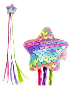 Veelkleurige Vlechten Met Sterren Met Pailletten Voor Het Haar -Cosplay Kostuums Winkel veelkleurige vlechten met sterren met pailletten voor het haar 3