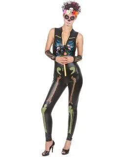 Verkleedkostuum Skelet Voor Dames Halloween