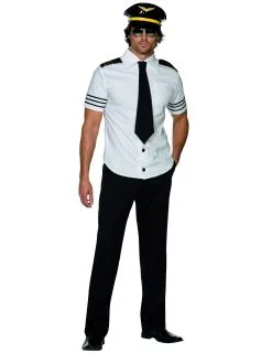 Vliegtuig Piloten Pak Voor Volwassen