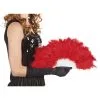 Waaier Met Rode Veren -Cosplay Kostuums Winkel waaier met rode veren