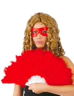 Waaier Met Rode Veren -Cosplay Kostuums Winkel waaier met rode veren 2